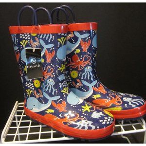 mysoft Kids rain boots size 3